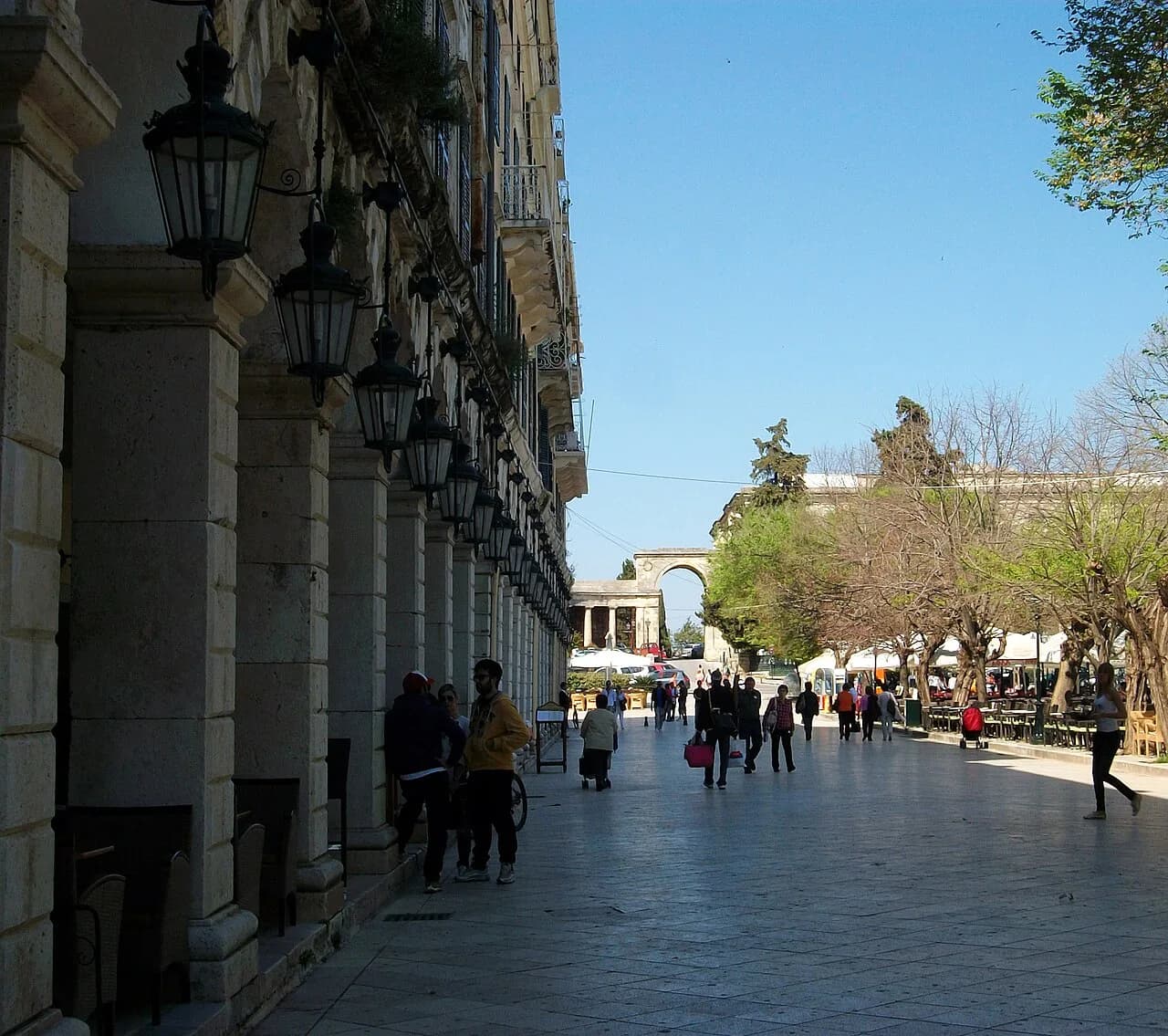 Liston Corfu: Visiting the Arcades & Spianada, Corfu Town