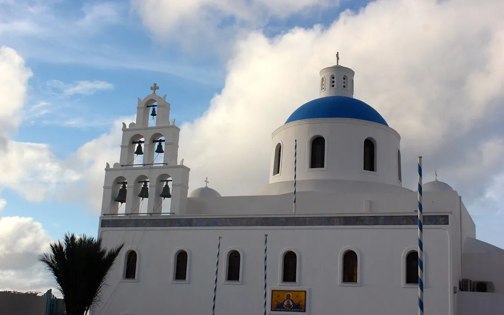 Santorini Churches: Blue Domes, Fira Cathedrals & Village Chapels