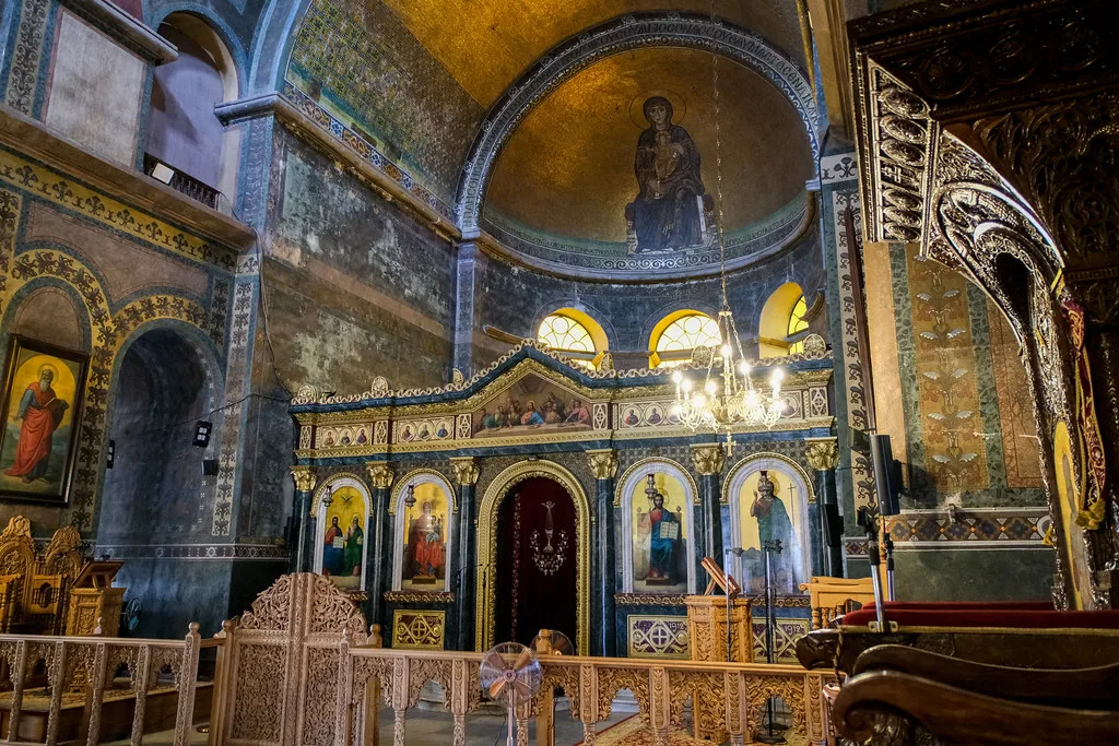 Inside Thenssaloniki Hagia Sophia, Thessaloniki