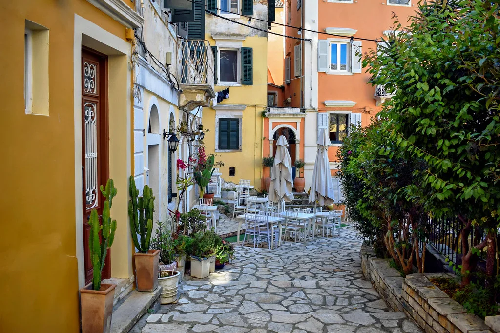 Street in Corfu Town