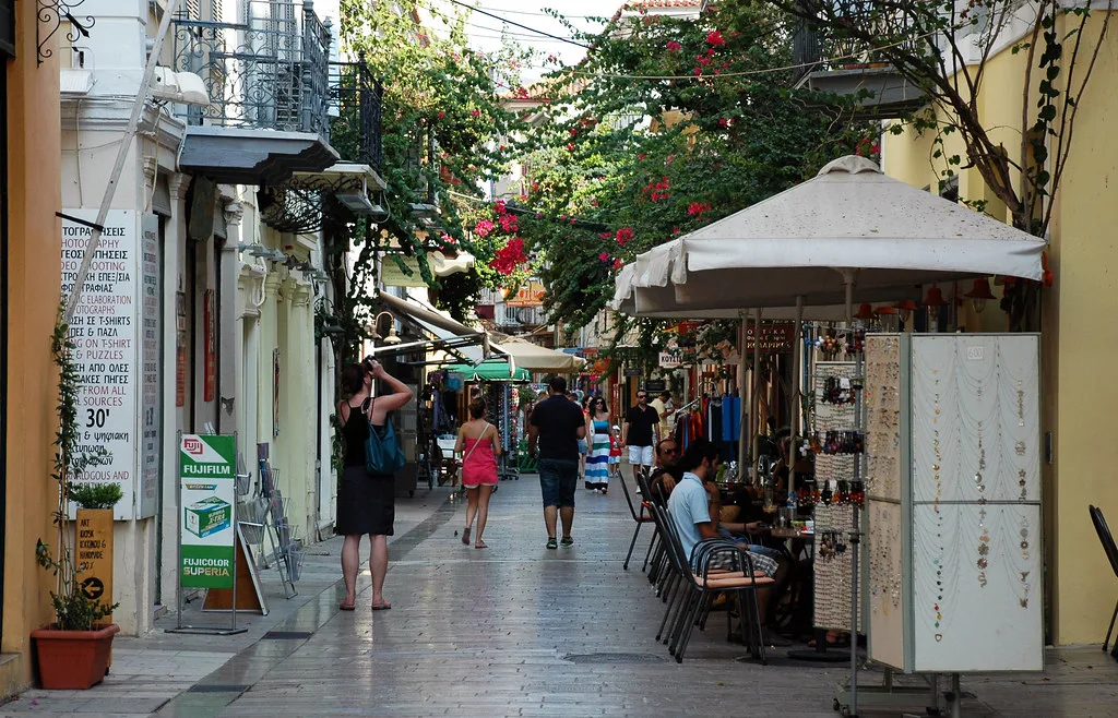 Street in Nafplio, Greece