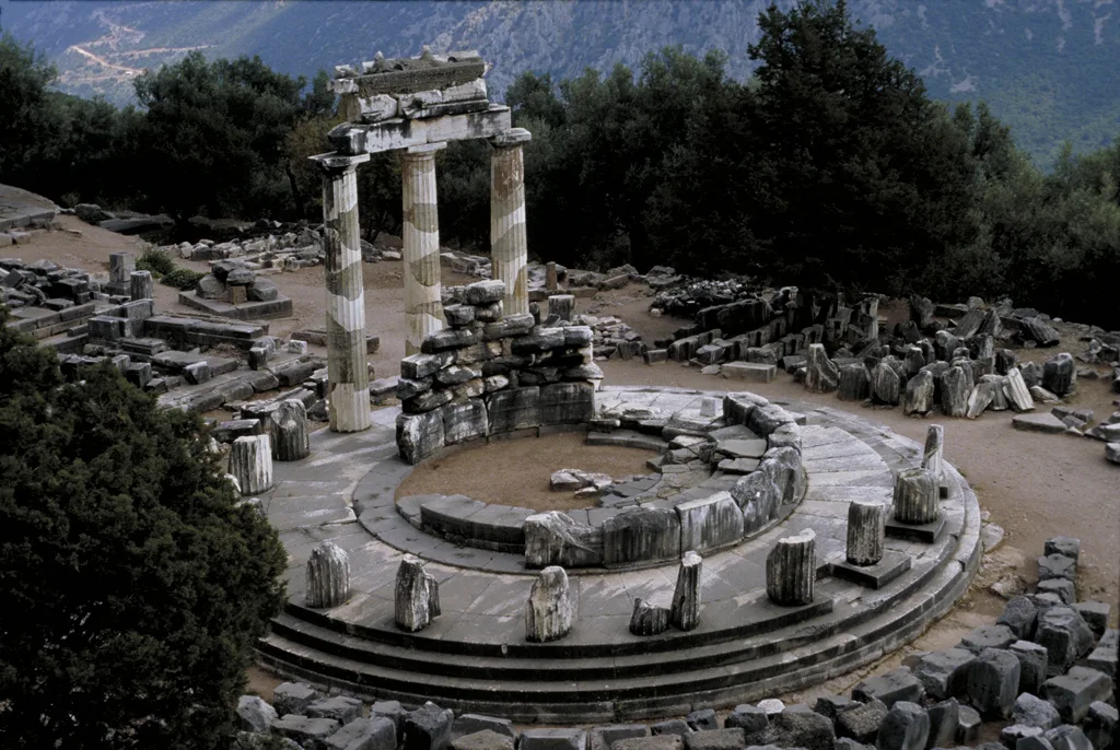 Delphi: Sanctuary and Tholos of Athena Pronaia