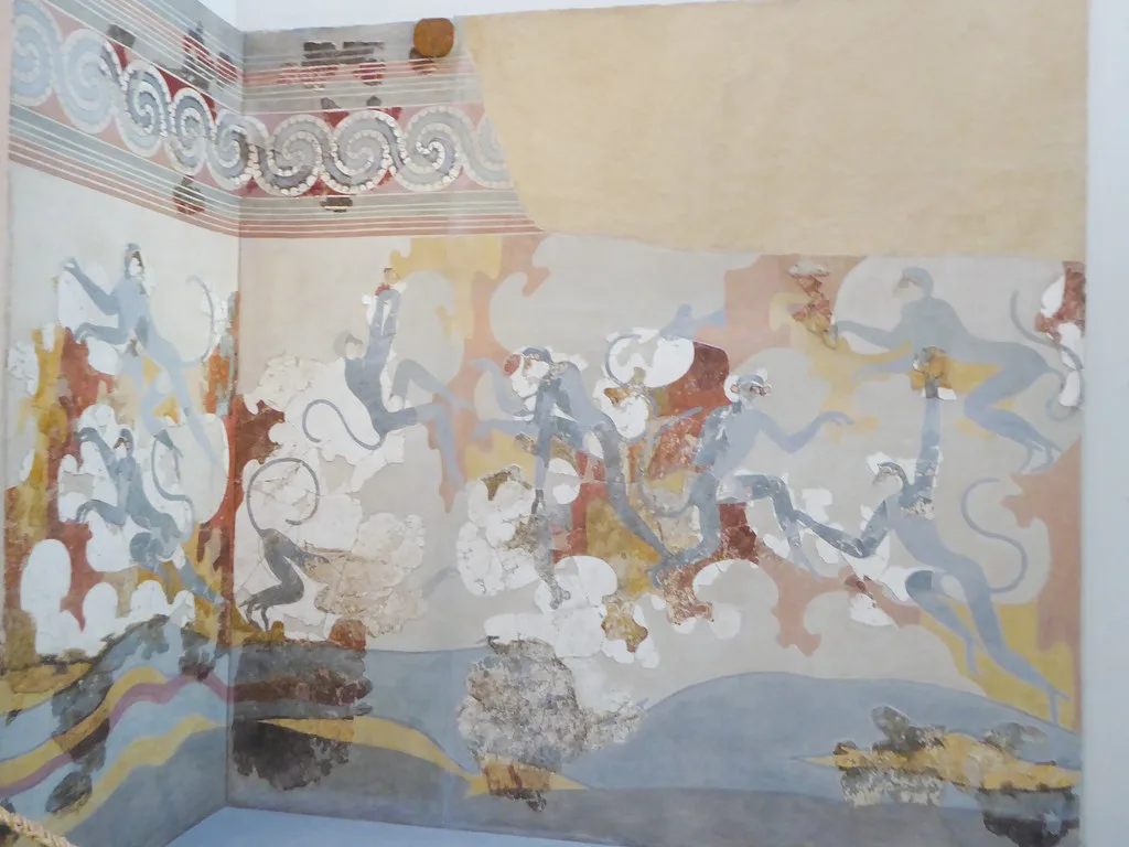 Fresco from Akrotiri, Santorini