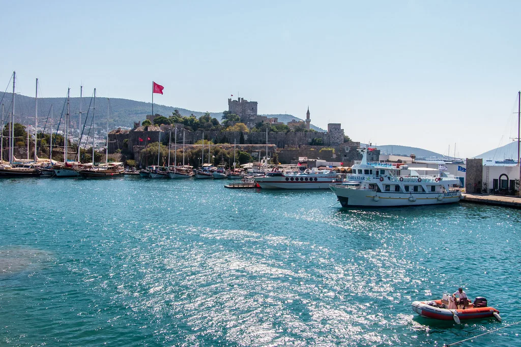 Bodrum harbor and fortress, Kos