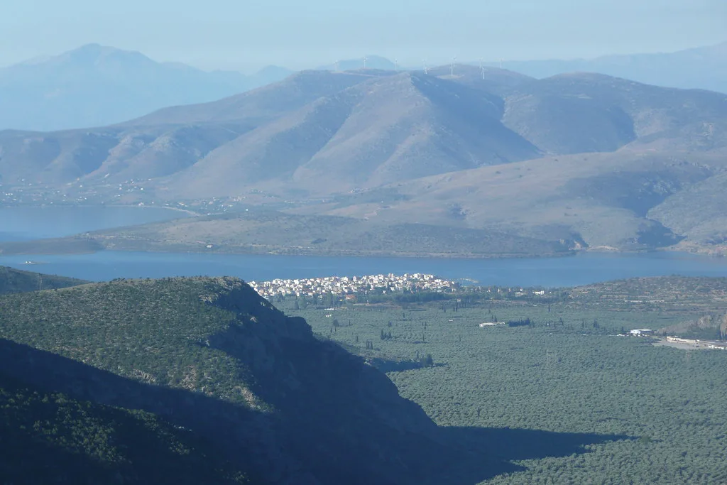 Looking from Delphi down to Kirra