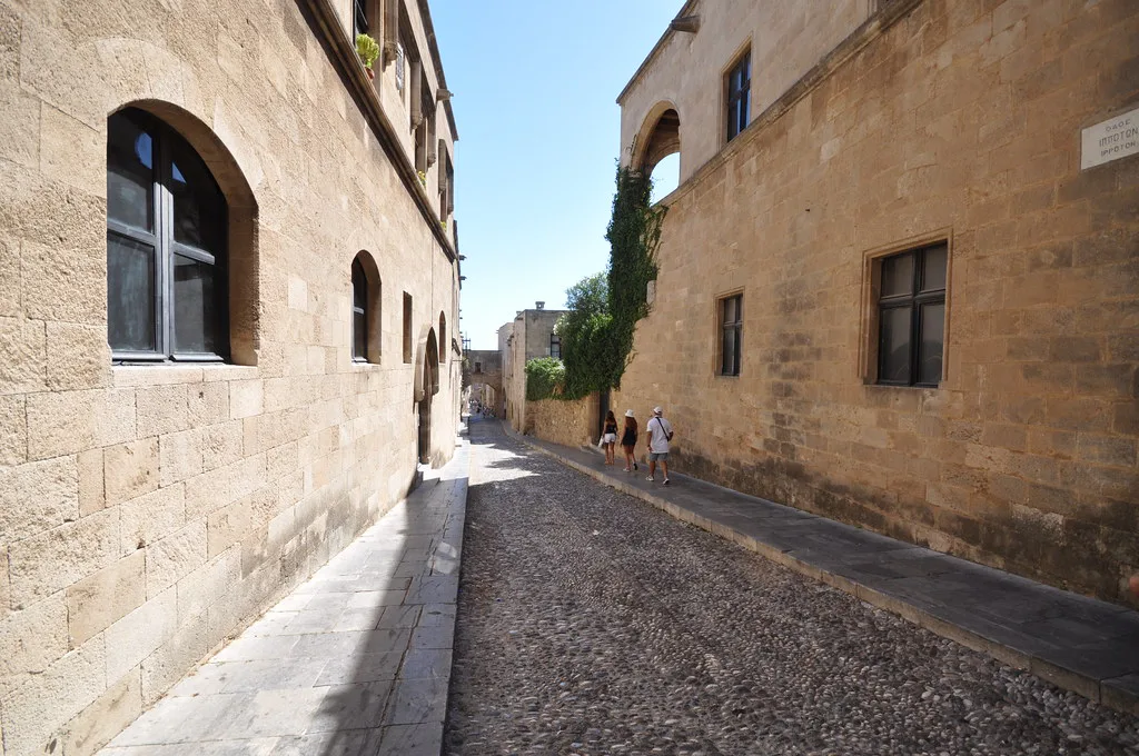 The avenue of the knights, Rhodes