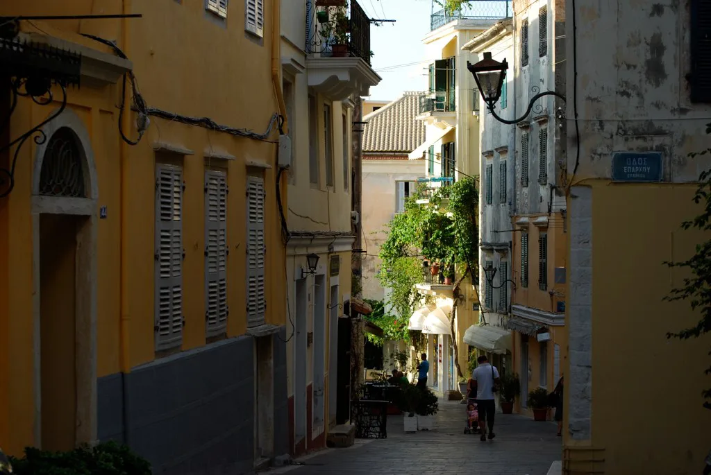 Corfu old town alley