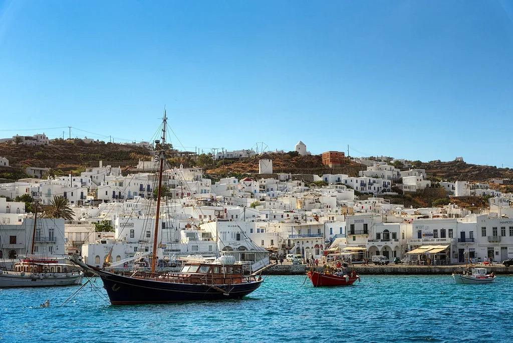 Mykonos Harbour, Greece