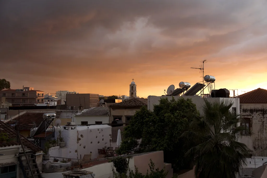 Chania sunset