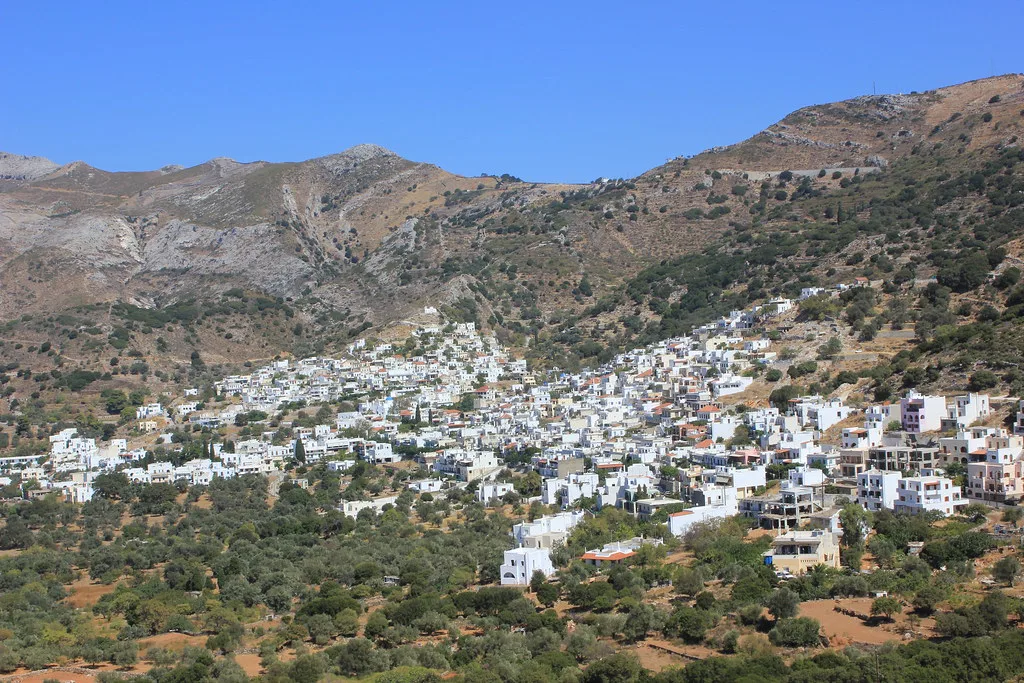 View of Naxos, Greece