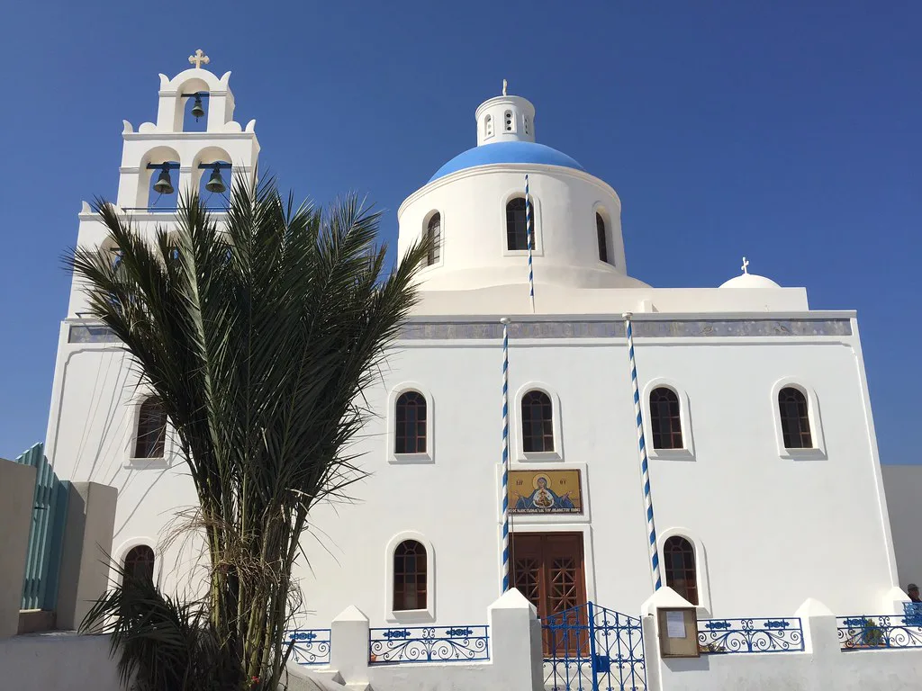 Church in Oia, Santorini (Greece)