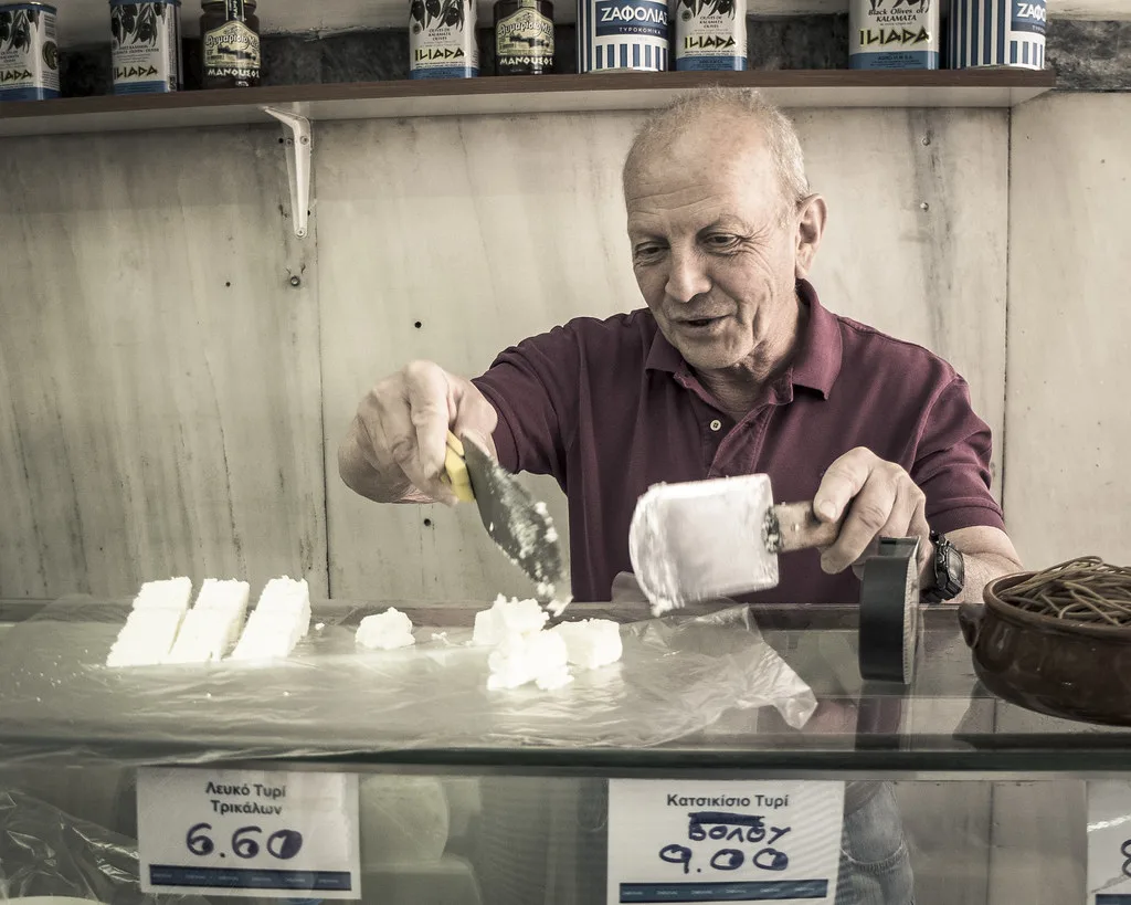 The Athens Cheese Man, Greece