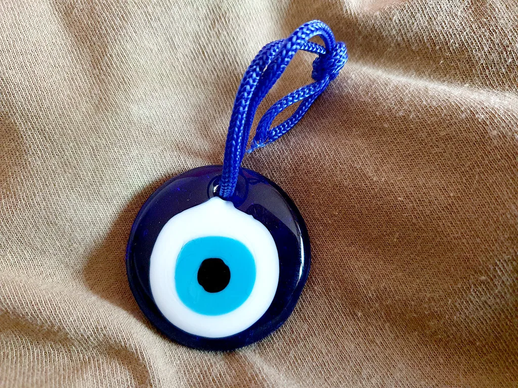 artwork glass Nazar eye bead Turkey, Greece