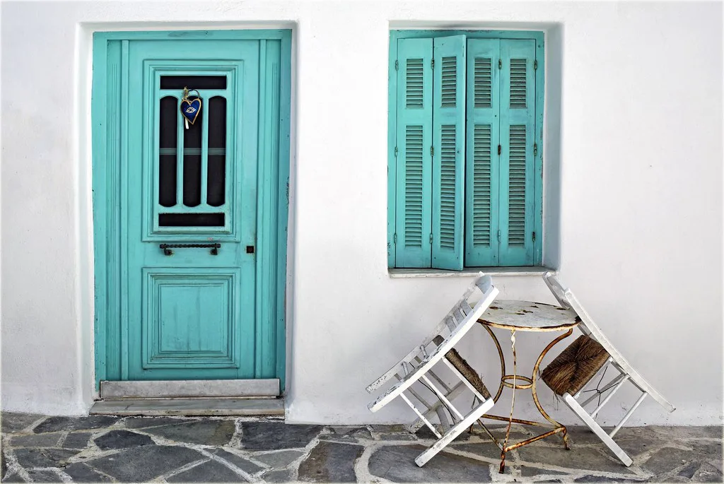 Turquoise Door, Naxos