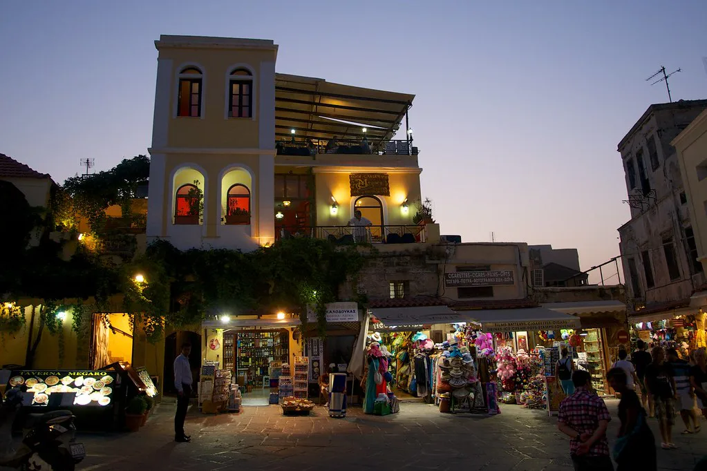 Old town comes alive, Greece