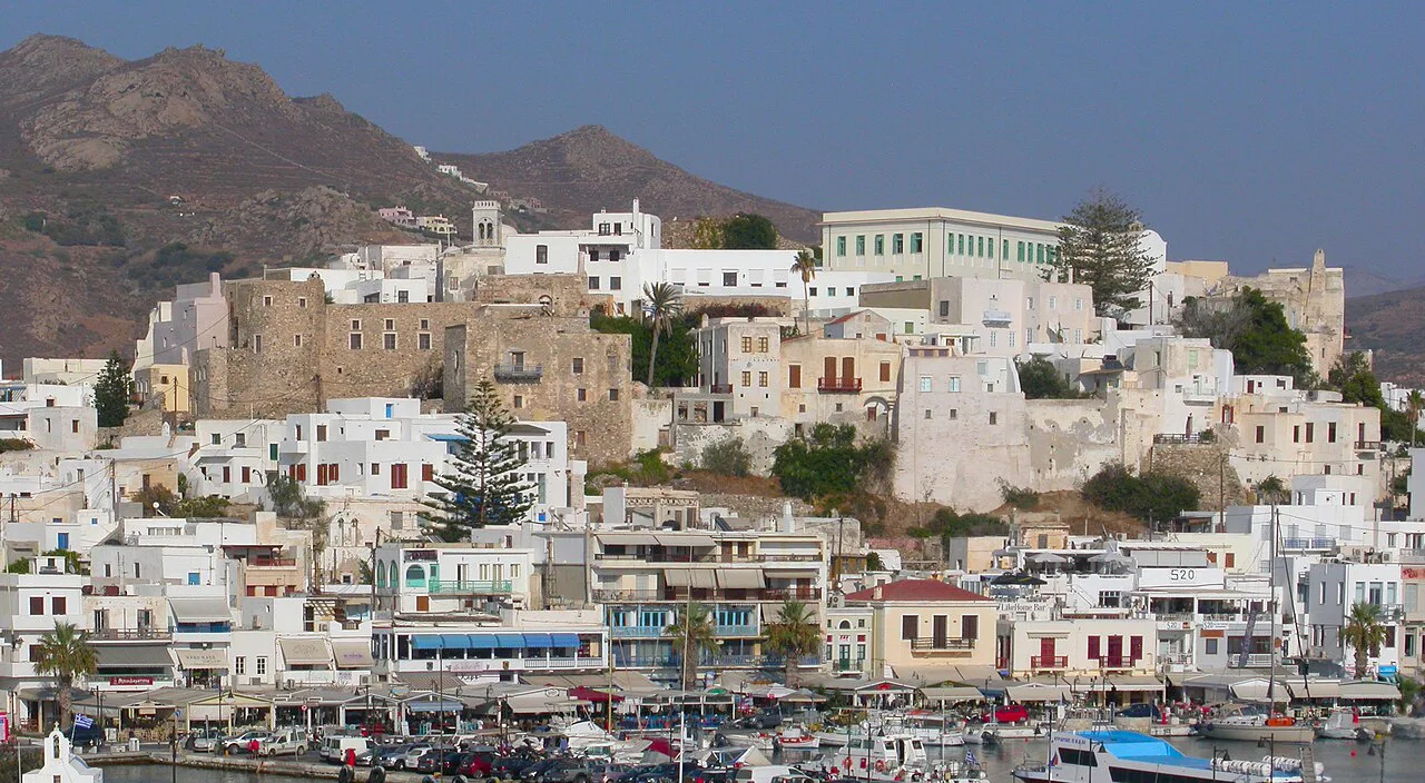 View of Naxos, Greece