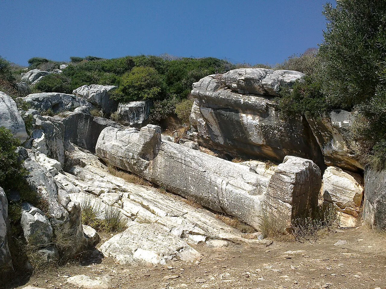 View of Naxos, Greece