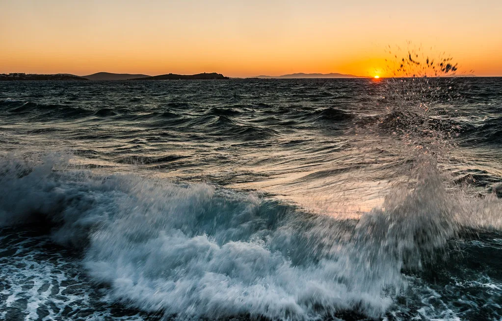 sunset mykonos