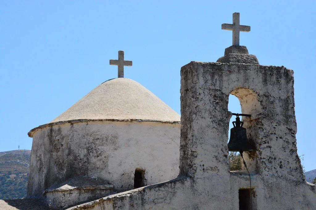 Old church near Chalki (Naxos, Greece )