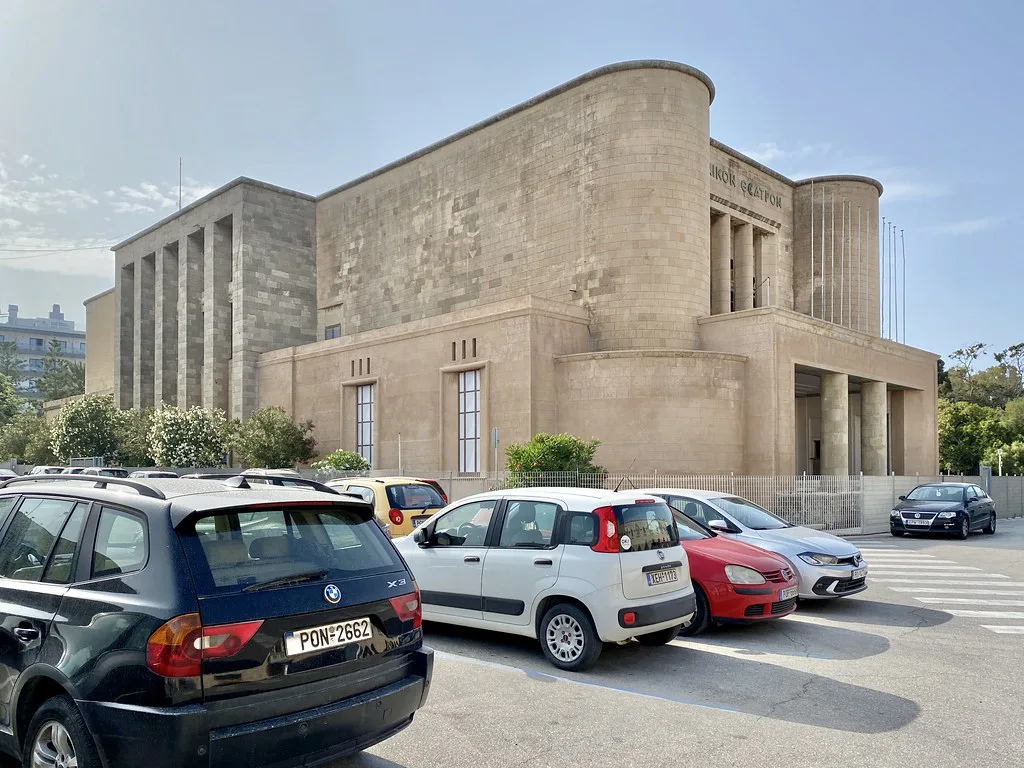 Rhodes National Theater, Platia Eleftherias, New Town, Rhodes, Greece