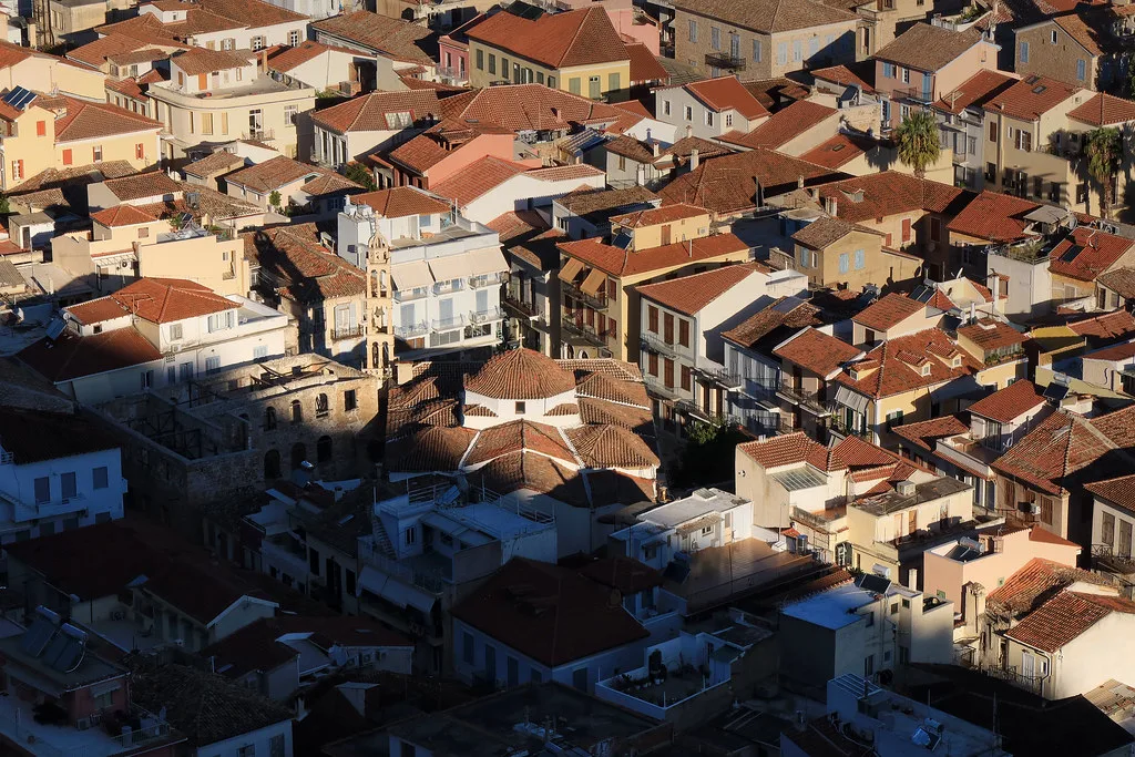 Orthodox church among the old capital, Nafplio
