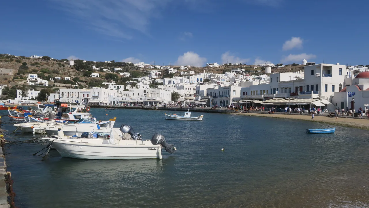 View of Mykonos, Greece