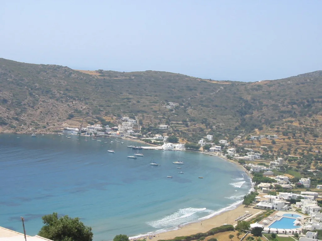 Vathy Beach on Sifnos (Siphnos), Greece