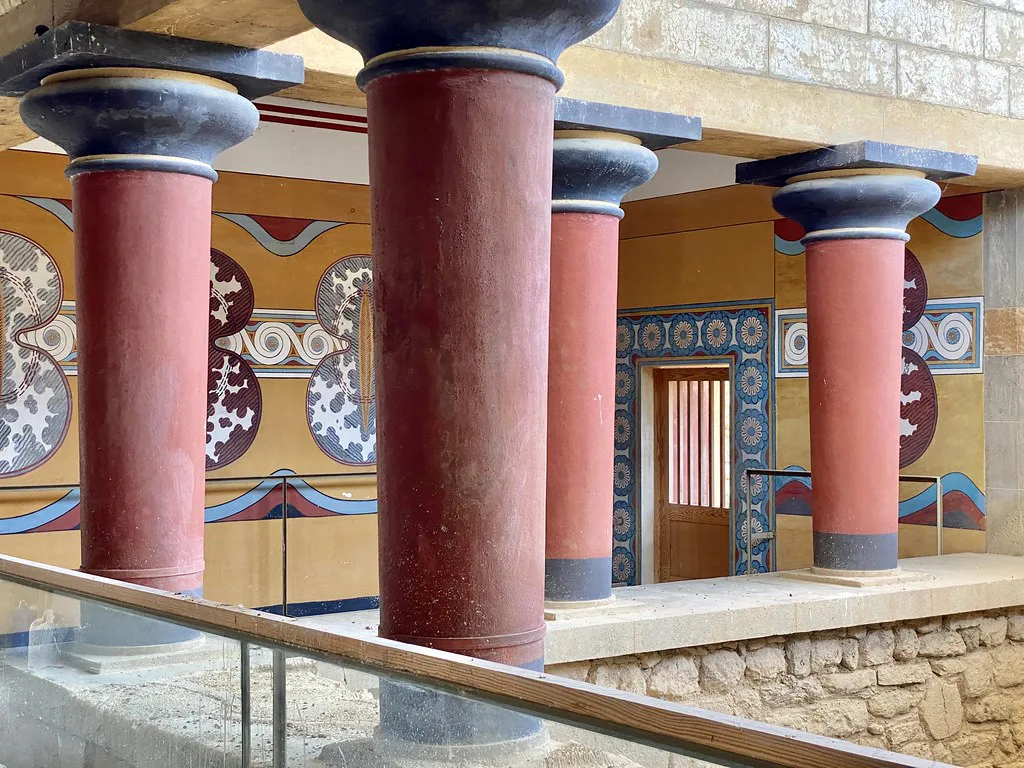 Venue view: Grand Staircase of the Minoan Palace of Knossos. Resized and converted to WebP.