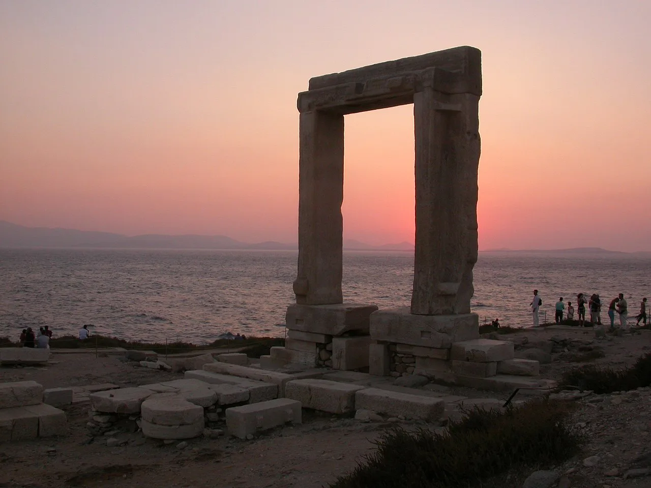 View of Naxos, Greece