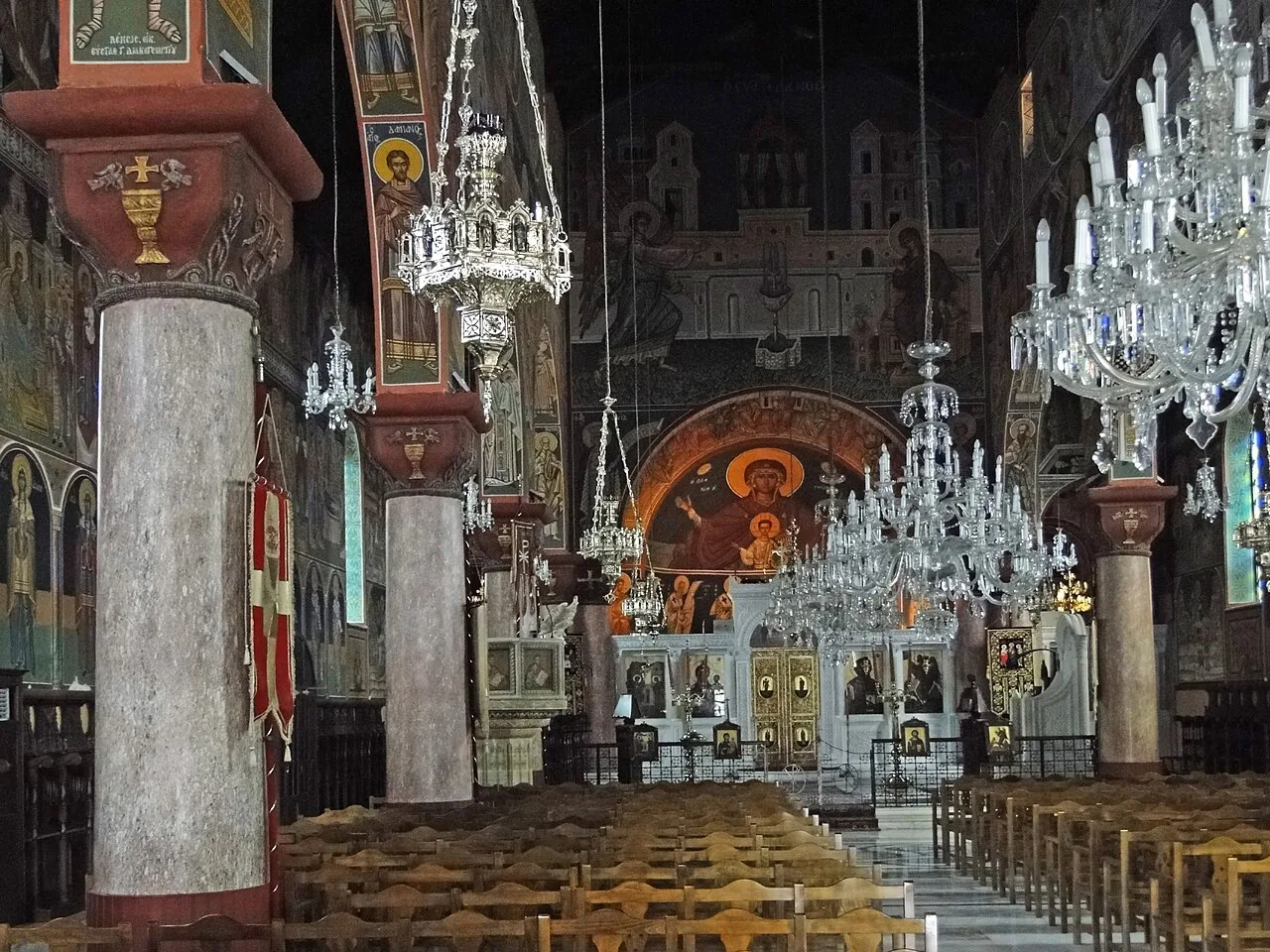 Church of the Evangelismos (Rhodes) - Interior, Greece