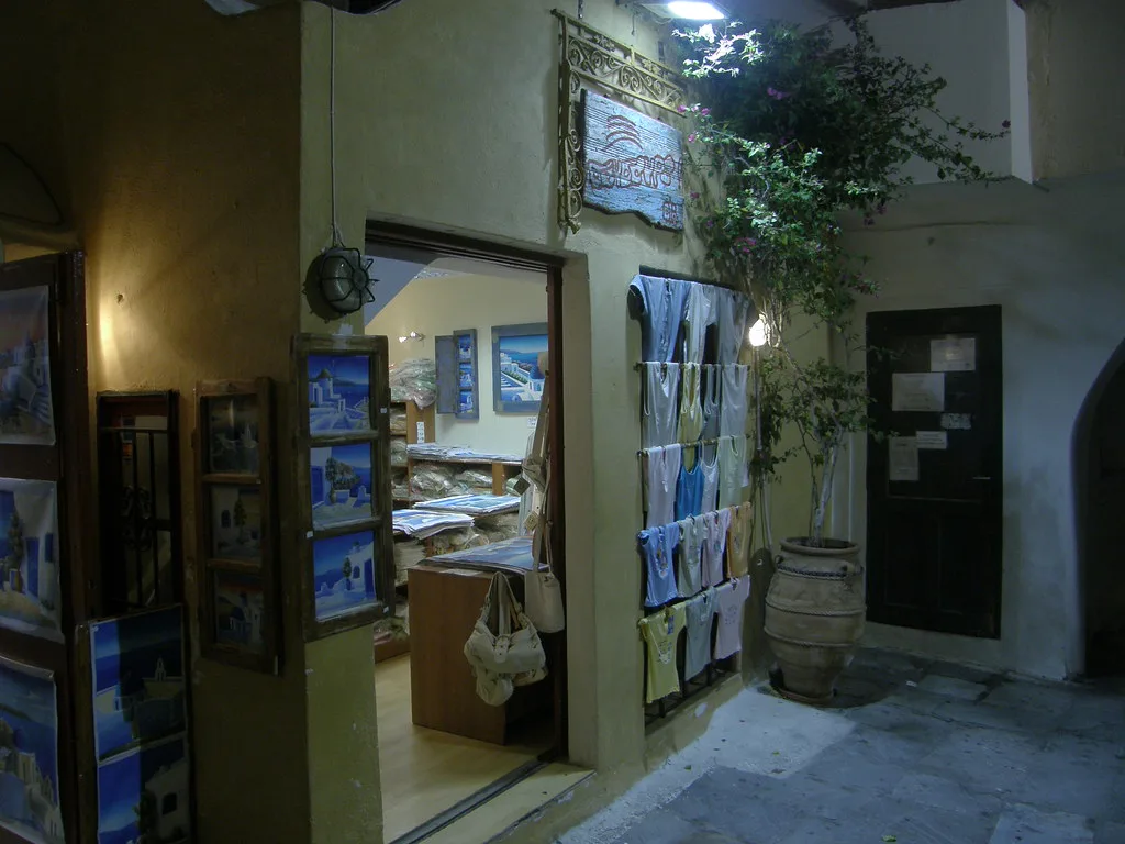 Shop at Oia, Greece
