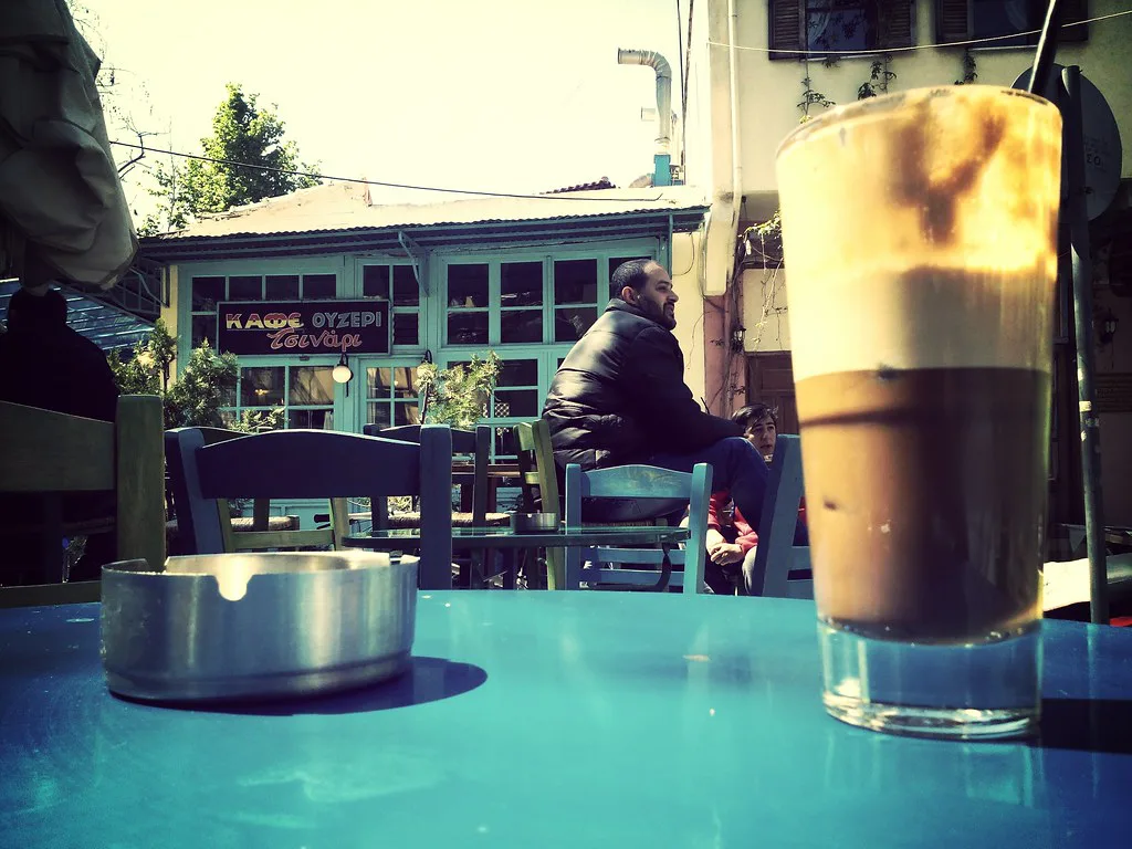 Frappe sto Tsinari, Thessaloniki