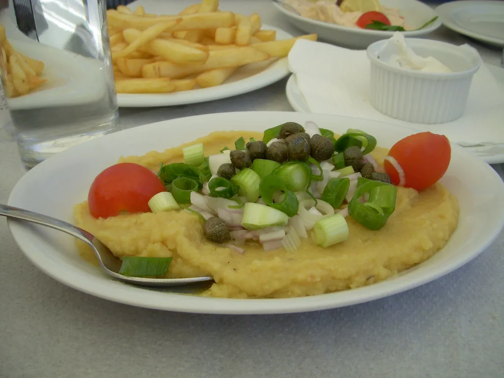 Santorini fava, Greece
