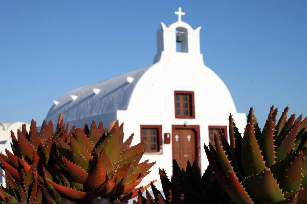 Chapel in Santorini, Greece