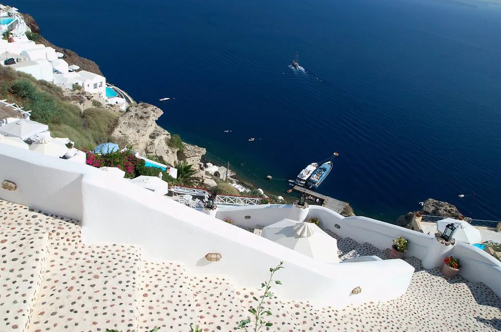 Oia stairs, Santorini