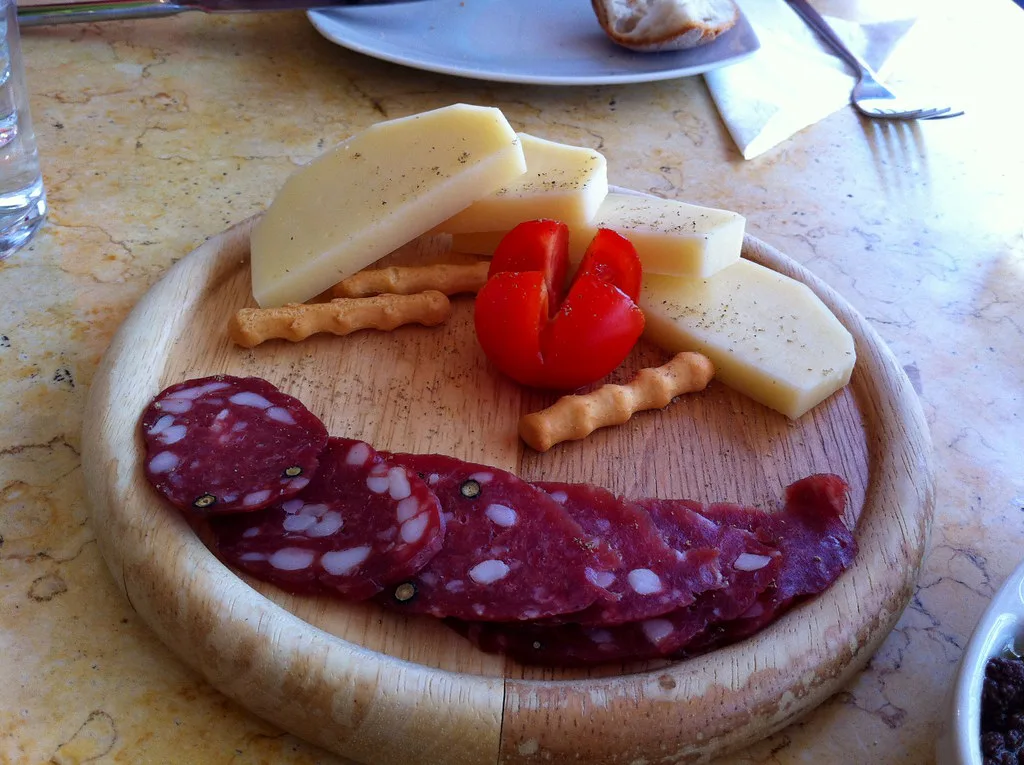 Cheese and salame, Thessaloniki